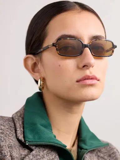 Miu Miu Eyewear Rectangular-frame Tortoiseshell Acetate Sunglasses | Thumbnail 2 Miu Miu Eyewear Rectangular-frame Tortoiseshell Acetate Sunglasses | Thumbnail 2