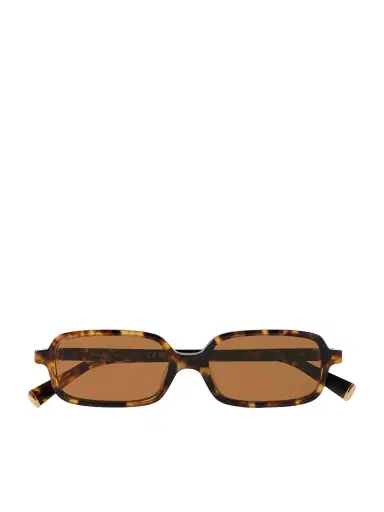 Miu Miu Eyewear Rectangular-frame Tortoiseshell Acetate Sunglasses | Thumbnail 1 Miu Miu Eyewear Rectangular-frame Tortoiseshell Acetate Sunglasses | Thumbnail 1