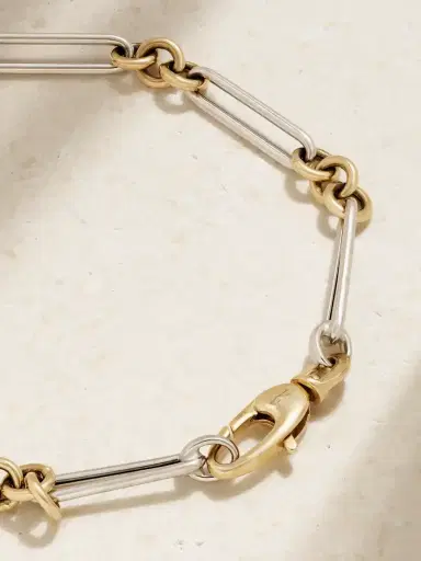 JIA JIA Jumbo 14-karat Yellow And White Gold, Quartz And Diamond Bracelet | Thumbnail 3 JIA JIA Jumbo 14-karat Yellow And White Gold, Quartz And Diamond Bracelet | Thumbnail 3