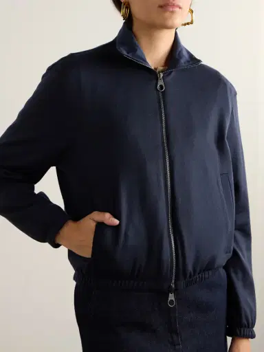 Loro Piana Reversible Shell And Cashmere Bomber Jacket | Thumbnail 5