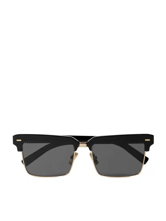 Miu Miu Eyewear Square-frame Acetate And Gold-tone Sunglasses