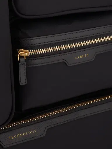 Anya Hindmarch Shorthaul Trolley Leather-trimmed Econyl® Suitcase | Thumbnail 4 Anya Hindmarch Shorthaul Trolley Leather-trimmed Econyl® Suitcase | Thumbnail 4