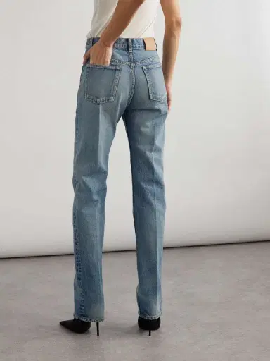 Saint Laurent Mid-rise Straight-leg Jeans | Thumbnail 4 Saint Laurent Mid-rise Straight-leg Jeans | Thumbnail 4
