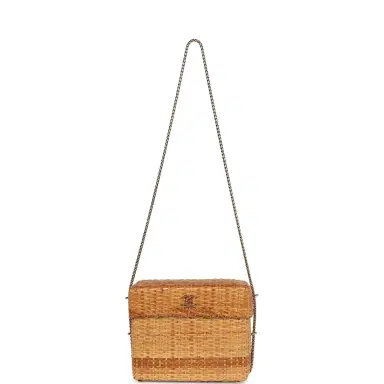 Chanel Vintage Chanel Small Picnic Basket Bag Natural Wicker Gold Hardware | Thumbnail 7 Chanel Vintage Chanel Small Picnic Basket Bag Natural Wicker Gold Hardware | Thumbnail 7