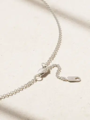 Melissa Kaye Aria V Mini 18-karat White Gold Diamond Necklace | Thumbnail 3