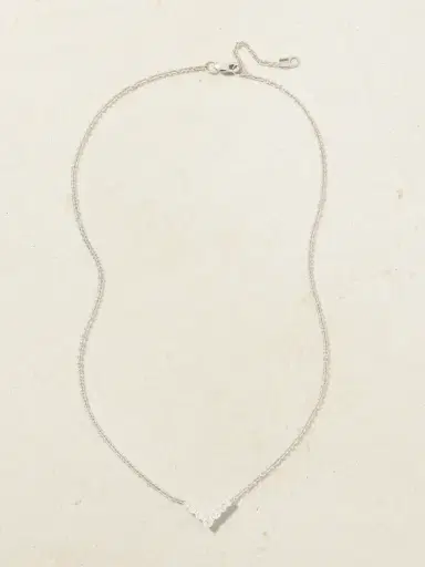 Melissa Kaye Aria V Mini 18-karat White Gold Diamond Necklace | Thumbnail 4