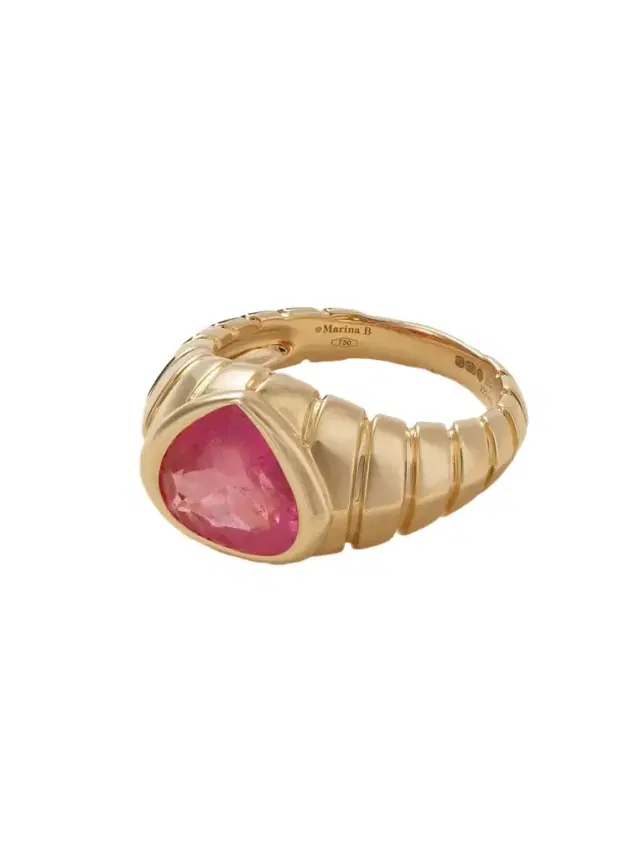 18-karat Gold Rubellite Ring