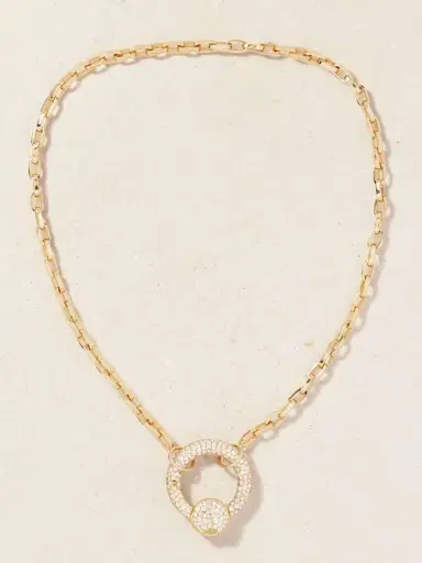 Marla Aaron Allstoned 18-karat Gold Diamond Necklace | Thumbnail 4 Marla Aaron Allstoned 18-karat Gold Diamond Necklace | Thumbnail 4