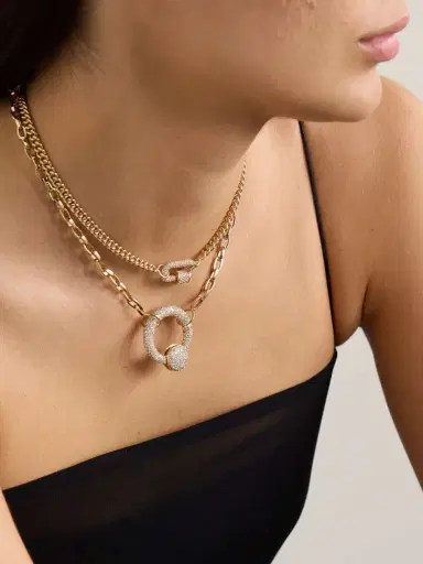 Marla Aaron Allstoned 18-karat Gold Diamond Necklace | Thumbnail 5 Marla Aaron Allstoned 18-karat Gold Diamond Necklace | Thumbnail 5