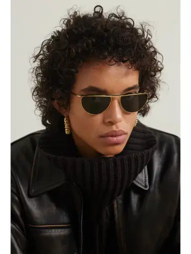Oliver Peoples + Khaite 1984c Cat-eye Gold-tone Sunglasses | Thumbnail 2 Oliver Peoples + Khaite 1984c Cat-eye Gold-tone Sunglasses | Thumbnail 2