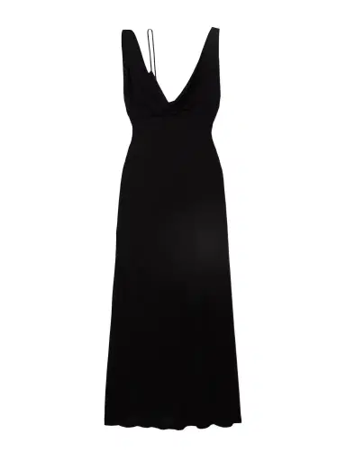 TOTEME Twisted Draped Satin Maxi Dress | Thumbnail 1