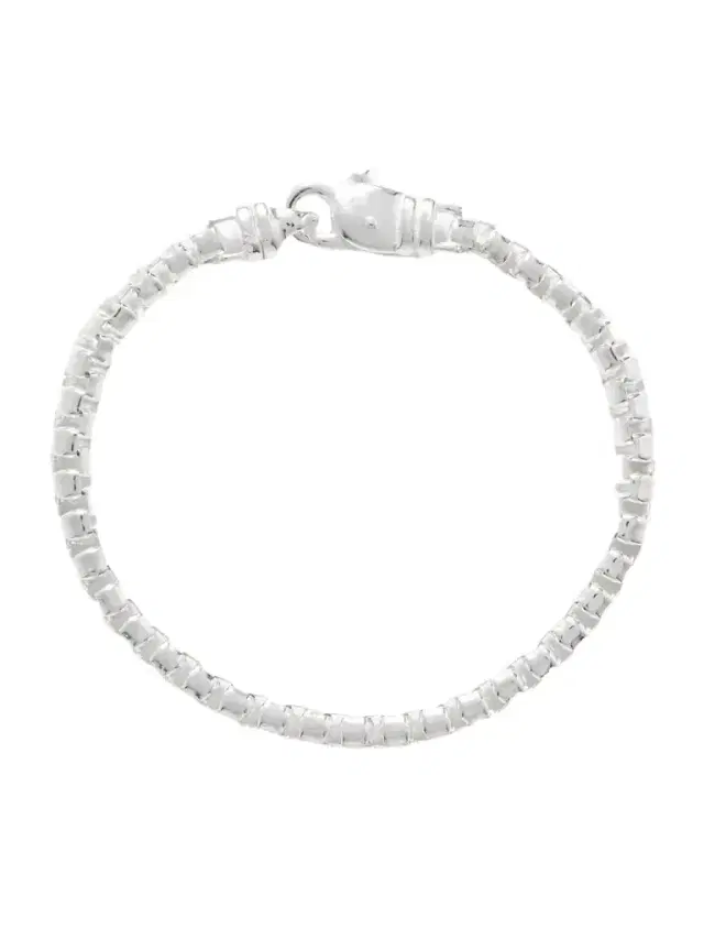 Cube Sterling Silver Bracelet