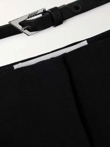 The Attico Belted Cutout Cady Midi Skirt | Thumbnail 5
