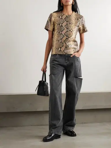 Maison Margiela Cutout High-rise Wide-leg Jeans | Thumbnail 2 Maison Margiela Cutout High-rise Wide-leg Jeans | Thumbnail 2