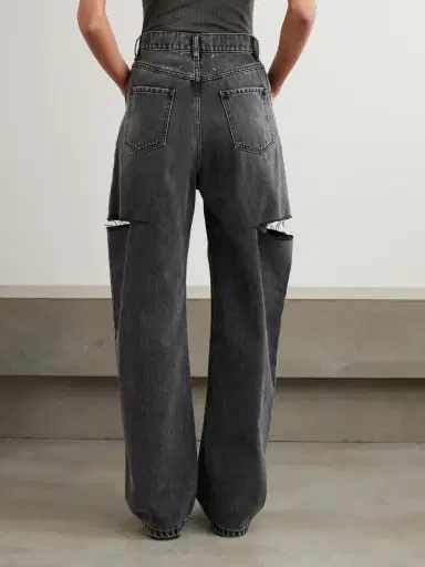 Maison Margiela Cutout High-rise Wide-leg Jeans | Thumbnail 4 Maison Margiela Cutout High-rise Wide-leg Jeans | Thumbnail 4