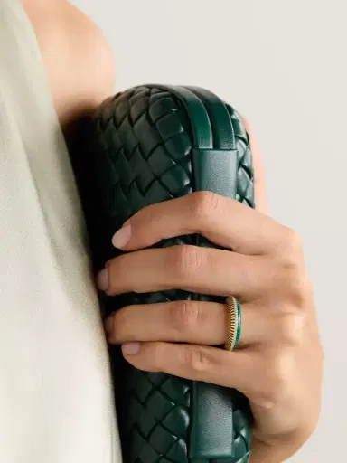 L’Atelier Nawbar Bombay Ray 18-karat Gold, Malachite And Diamond Ring | Thumbnail 2