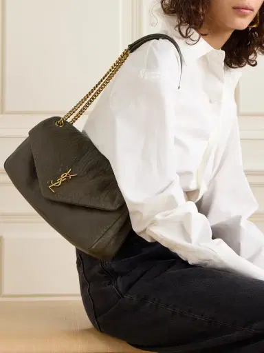 Saint Laurent Calypso Medium Padded Leather Shoulder Bag | Thumbnail 2 Saint Laurent Calypso Medium Padded Leather Shoulder Bag | Thumbnail 2