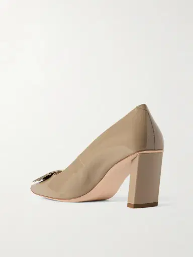 Roger Vivier Belle Vivier 75 Buckled Patent-leather Pumps | Thumbnail 3