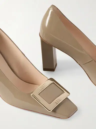 Roger Vivier Belle Vivier 75 Buckled Patent-leather Pumps | Thumbnail 4