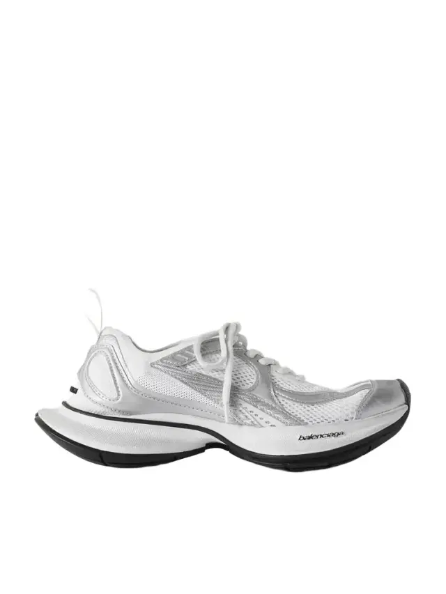 Circuit Mesh And Rubber Sneakers