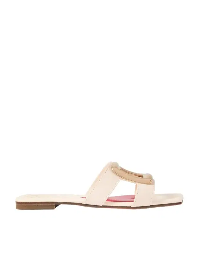 Roger Vivier Nagoya Embellished Cutout Leather Slides