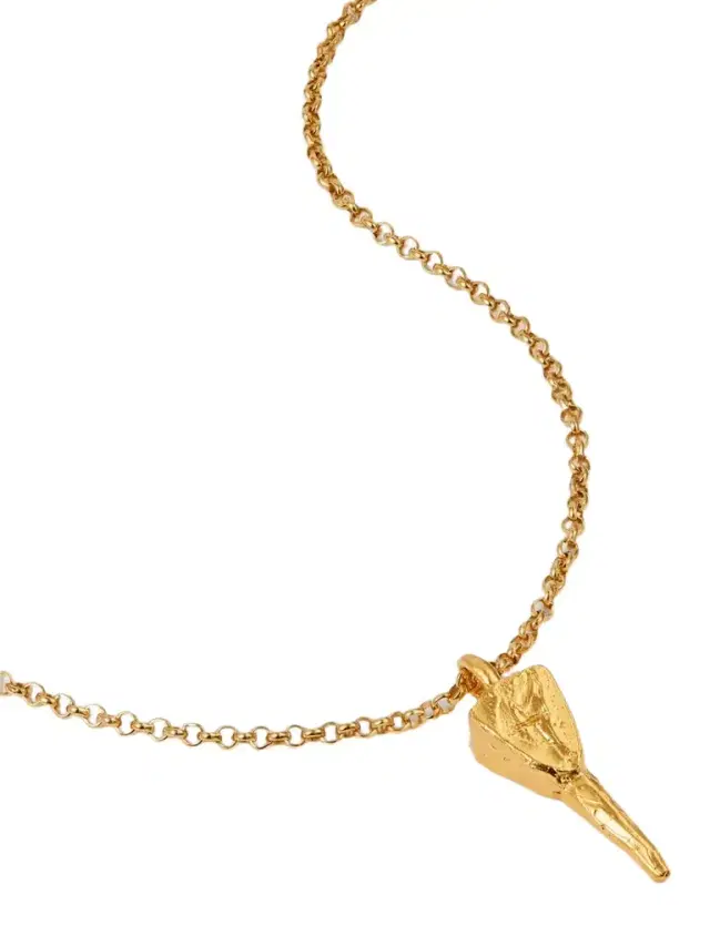 The Mark Of The Future Recycled Gold-plated Necklace