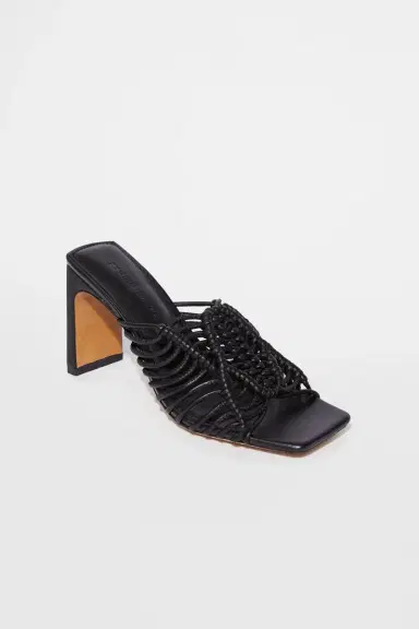 Simkhai Audra Macrame Heeled Sandal | Thumbnail 5 Simkhai Audra Macrame Heeled Sandal | Thumbnail 5
