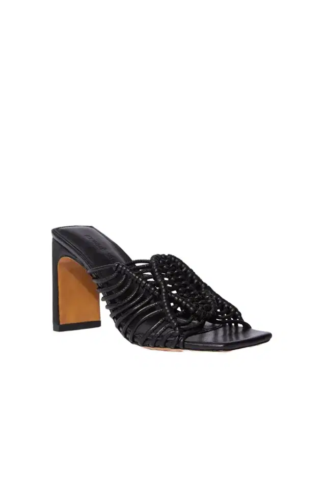 Simkhai Audra Macrame Heeled Sandal