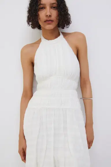 Simkhai Bea Gauze Mini Dress | Thumbnail 6 Simkhai Bea Gauze Mini Dress | Thumbnail 6