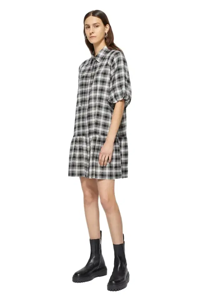 Simkhai Crissy Plaid Mini Dress