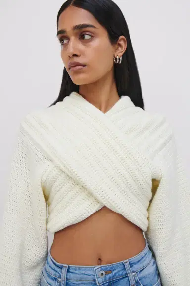 Simkhai JS x Elexiay Crochet Pullover | Thumbnail 3