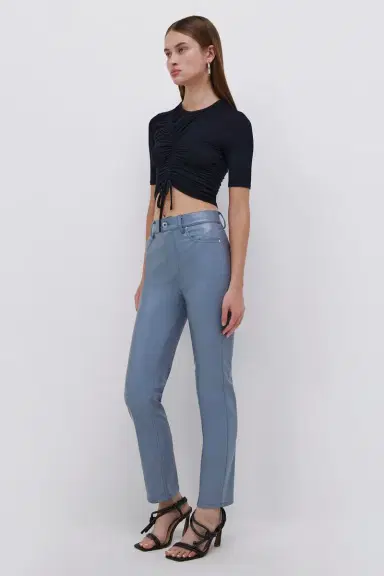 Simkhai River Eco Vegan Leather Pant | Thumbnail 4