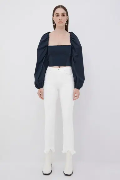 Simkhai Sidney Poplin Bustier Top | Thumbnail 4