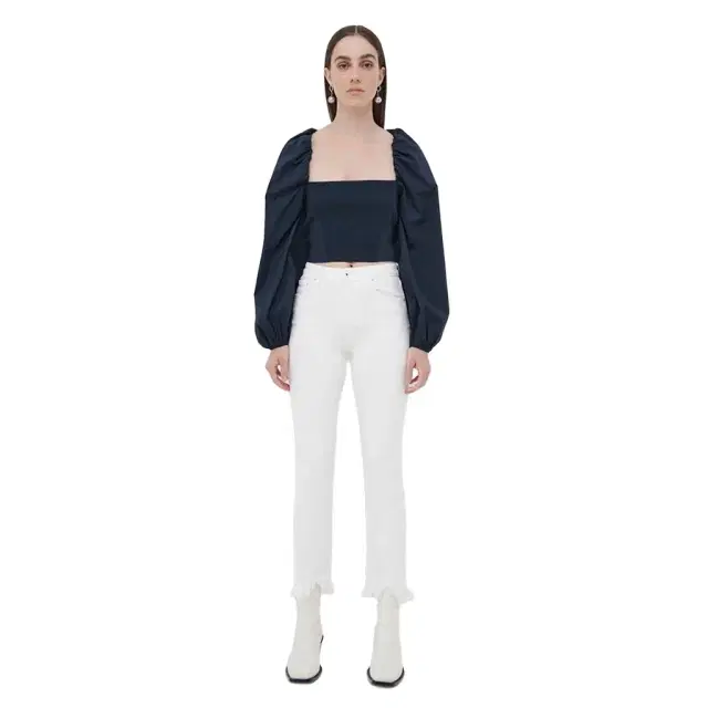 Simkhai Sidney Poplin Bustier Top