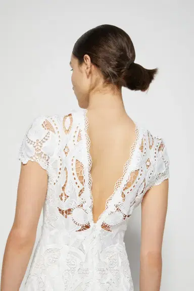 Simkhai Signature Laura Lace Dress | Thumbnail 4