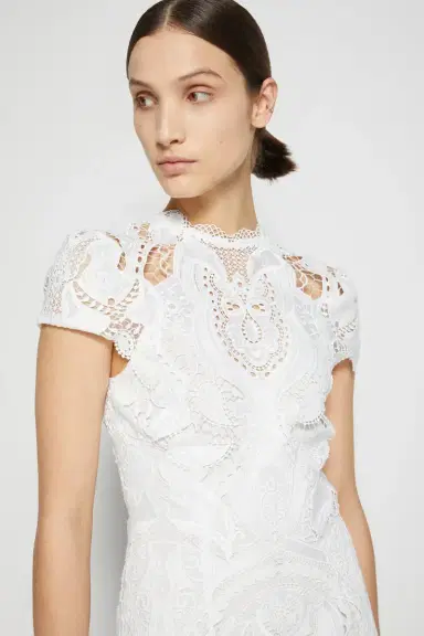 Simkhai Signature Laura Lace Dress | Thumbnail 6
