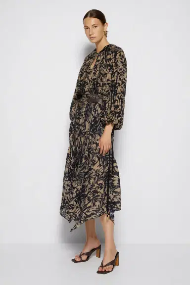 Simkhai Tiff Chiffon Midi Dress | Thumbnail 5