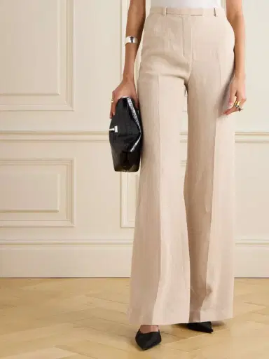 Loro Piana Emmit Linen Flared Pants | Thumbnail 3 Loro Piana Emmit Linen Flared Pants | Thumbnail 3