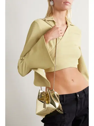Jimmy Choo Bon Bon Metallic Mirrored-leather Bucket Bag | Thumbnail 2 Jimmy Choo Bon Bon Metallic Mirrored-leather Bucket Bag | Thumbnail 2