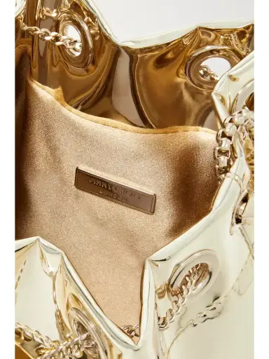 Jimmy Choo Bon Bon Metallic Mirrored-leather Bucket Bag | Thumbnail 5 Jimmy Choo Bon Bon Metallic Mirrored-leather Bucket Bag | Thumbnail 5