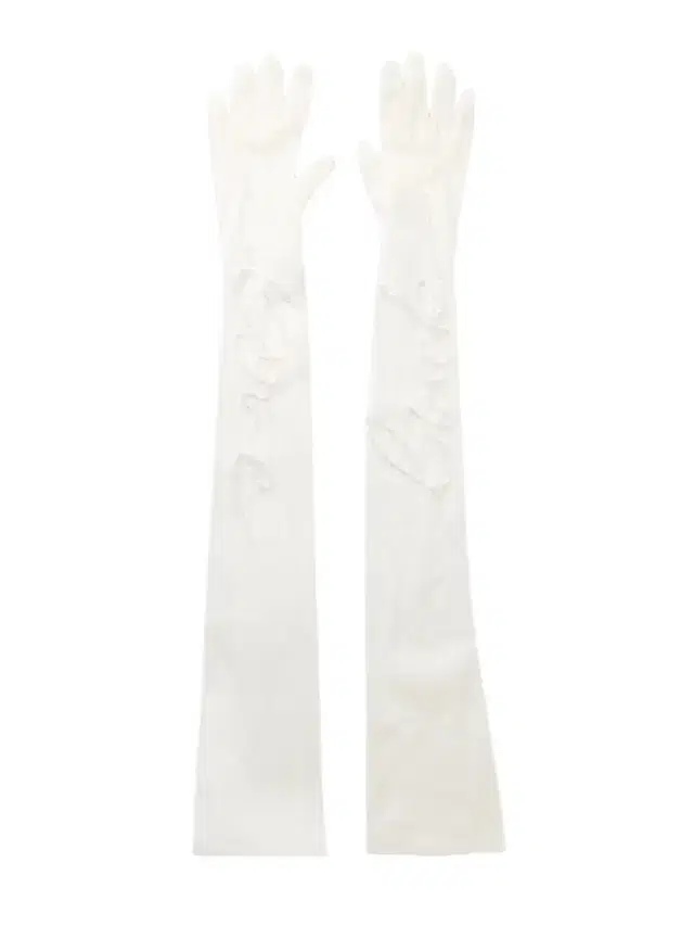 Embroidered Tulle Gloves