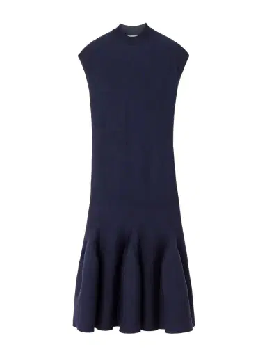 Alaïa Pleated Wool-blend Mini Dress | Thumbnail 1 Alaïa Pleated Wool-blend Mini Dress | Thumbnail 1