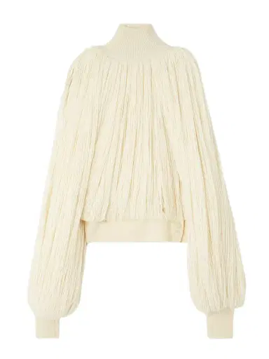 Alaïa Fringed Wool-blend Turtleneck Top | Thumbnail 1 Alaïa Fringed Wool-blend Turtleneck Top | Thumbnail 1