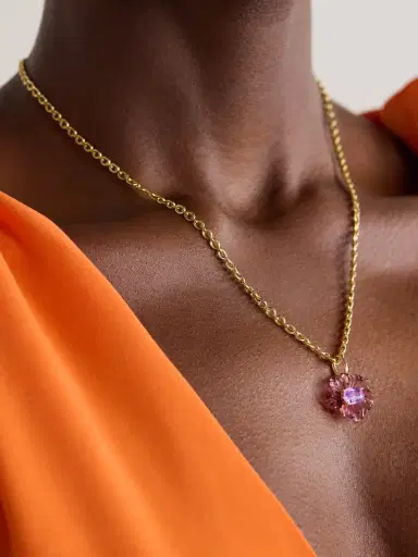 Irene Neuwirth Tropical Flower 18-karat Rose Gold, Tourmaline And Sapphire Pendant | Thumbnail 2 Irene Neuwirth Tropical Flower 18-karat Rose Gold, Tourmaline And Sapphire Pendant | Thumbnail 2