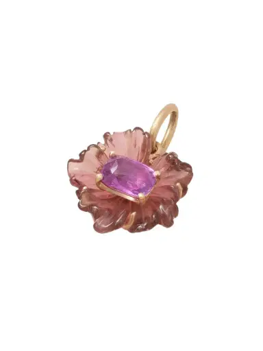 Irene Neuwirth Tropical Flower 18-karat Rose Gold, Tourmaline And Sapphire Pendant | Thumbnail 1 Irene Neuwirth Tropical Flower 18-karat Rose Gold, Tourmaline And Sapphire Pendant | Thumbnail 1