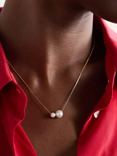 Mizuki 14-karat Gold Pearl Necklace | Thumbnail 2