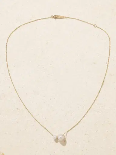 Mizuki 14-karat Gold Pearl Necklace | Thumbnail 4