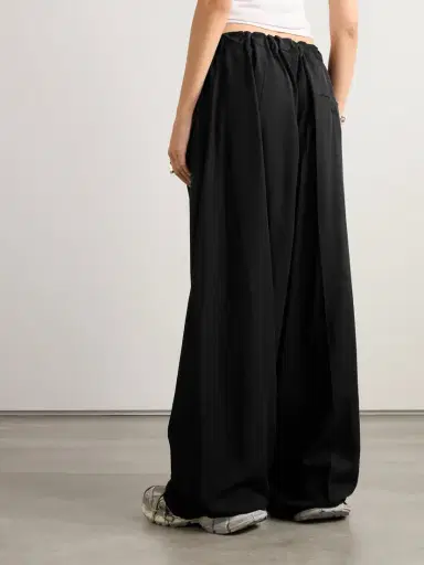 Balenciaga Lyocell-poplin Wide-leg Pants | Thumbnail 3