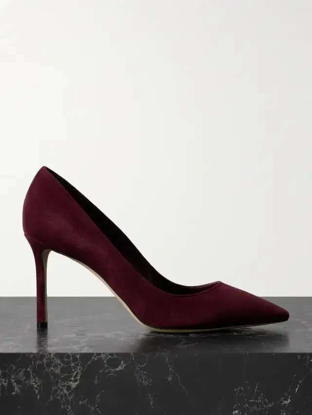 Romy 85 Suede Pumps