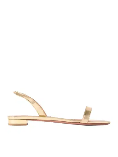 Aquazzura So Nude Mirrored-leather Slingback Sandals | Thumbnail 1